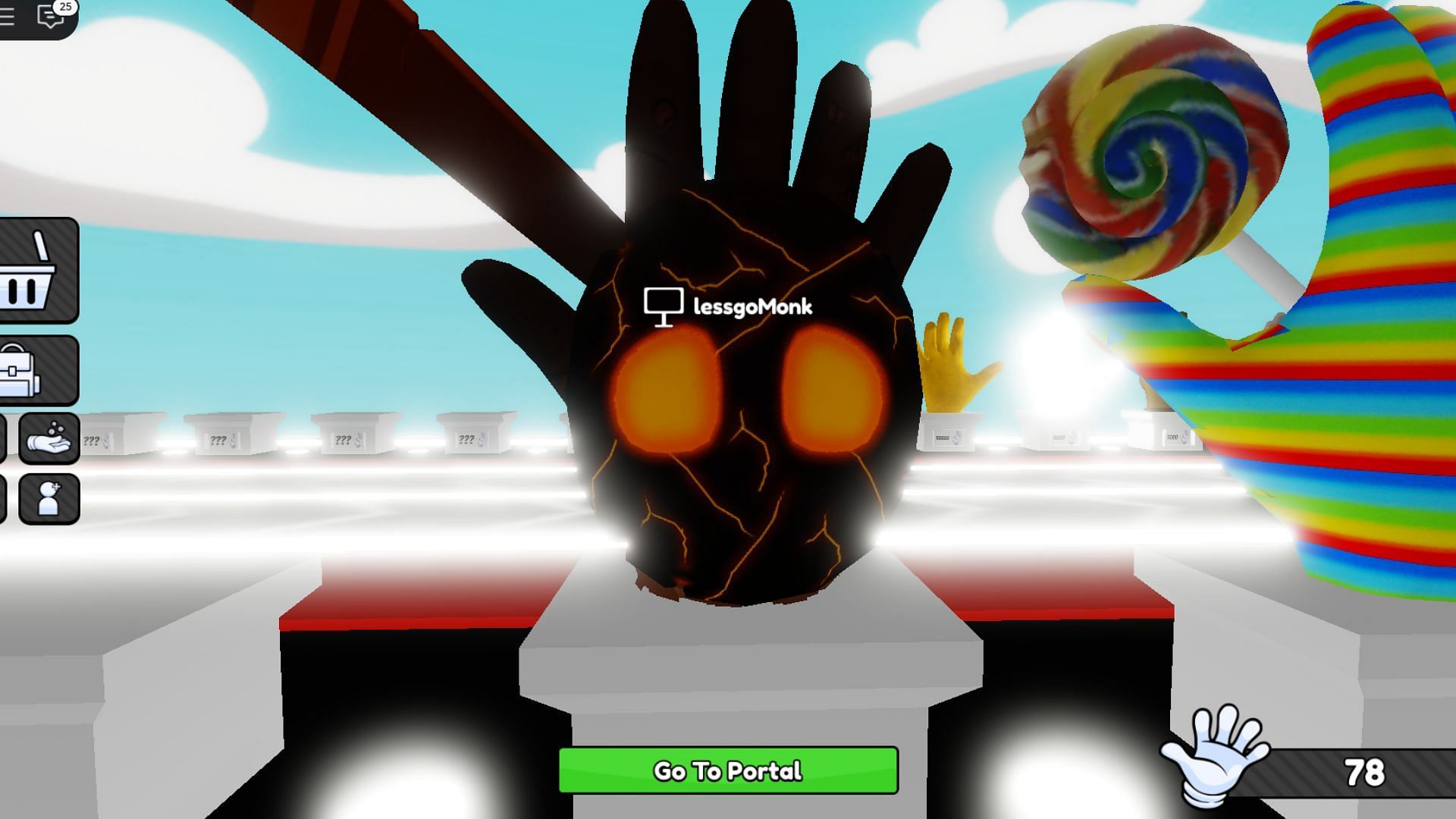 The Slasher Glove in Slap Battles(Image via Roblox)